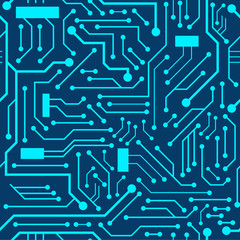 CIRCUIT BOARD SEAMLESS PATTERN