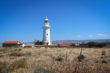 Fototapeta na wymiar Lighthouse of Paphos, Cyprus