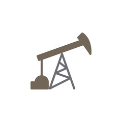 Oil pump icon vector, filled flat sign, solid colorful pictogram isolated on white. Symbol, logo illustration. Pixel perfect