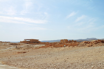 Masada Fortification ruins - Israel