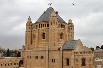 Fototapeta na wymiar Franciscan monastery - Mount Zion - Jerusalem - Israel