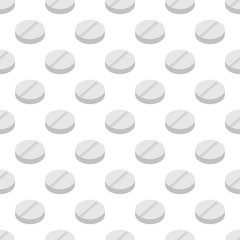 seamless pattern with  drugs pills and capsules for your design