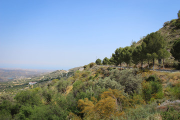 Nature landscapes near Lefkara, Cyprus