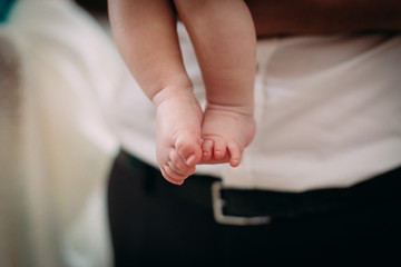 Fototapeta premium baby legs large