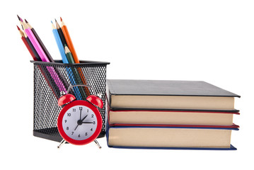 books, watches and pencils