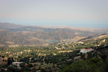 Nature landscapes near Lefkara, Cyprus