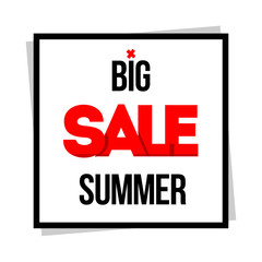 Big Sale. Special offer. Vector illustration.