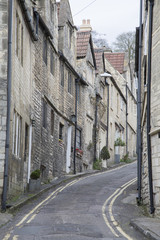 Street in Bradford Upon Avon, England