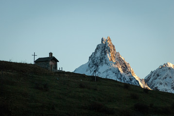 Valloire paysage d'automne