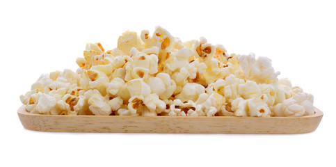 Pop corn isolated on white background
