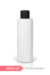 Small bottle of shampoo