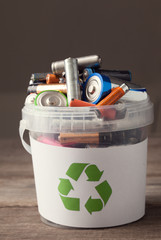 battery recycle bin