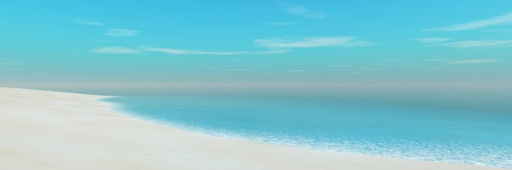 Fototapeta na wymiar beautiful sandy beach 
