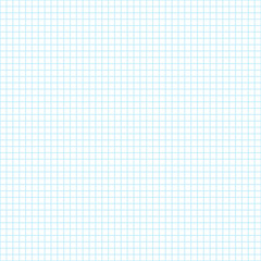 Blank sheet of a school notebook in the cell