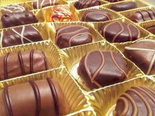 Box of chocolate candies