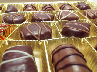 Box of chocolate candies