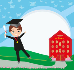 School-College Graduation - Boy