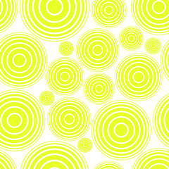 Seamless pattern of lime green circles. Design elements for printables, card, wallpaper, scrapbooking, fabric print.