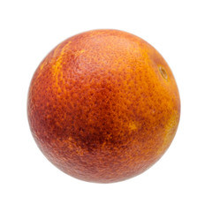 Fototapeta premium Sicilian red blood orange isolated on white background. Mandarin
