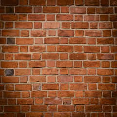 Background of old brick wall pattern texture.