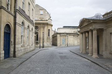 Obraz premium Hot Bath Street, Bath, England