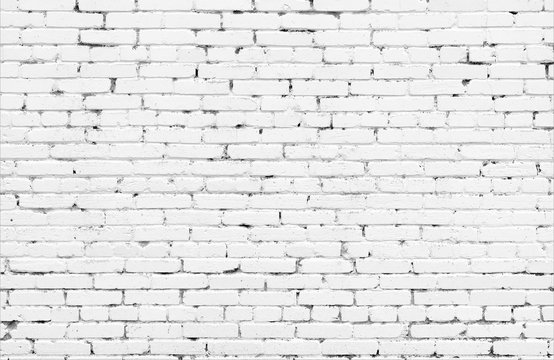White brick wall urban Background.