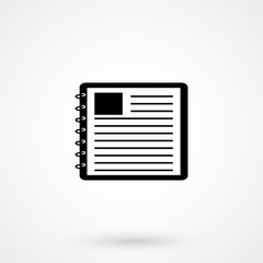 Vector notepad Icon