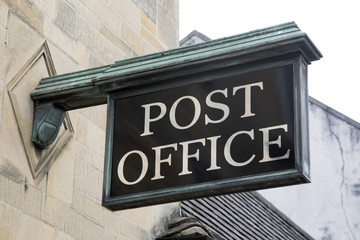 Obraz premium Post Office Sign