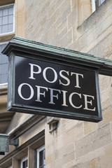Obraz premium Post Office Sign