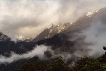 Moody Clouds in Fiordland National Park