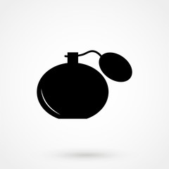 perfume icon on white background