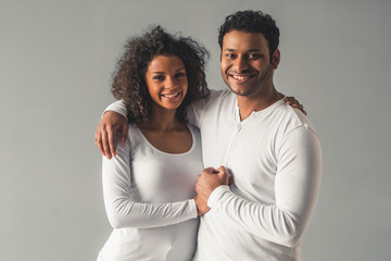 Afro American couple