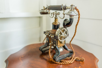 Antique telephone vintage style