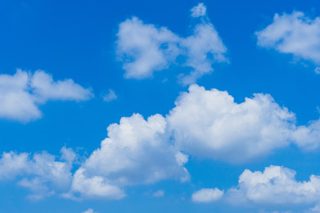 Background of Cumulus Clouds