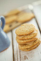Sesame biscuits 
