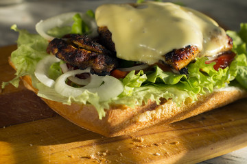 Ciabatta burger
