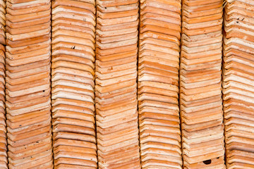 Roof Tile texture and background