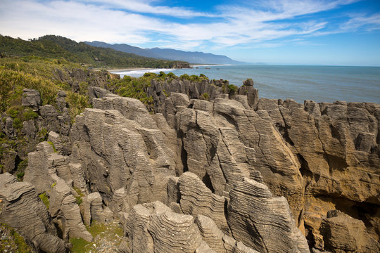 Pancake Rocks, South Island, New Zealand
