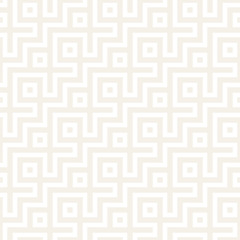 Maze Tangled Lines Contemporary Graphic. Abstract Geometric Background Design. Vector Seamless Pattern.