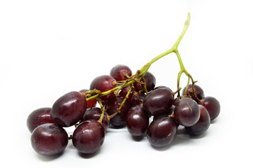 Fresh red grapes