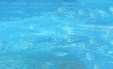 Abstract hand painted blue watercolor background