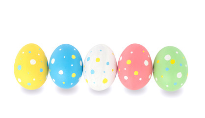 Colorful easter eggs