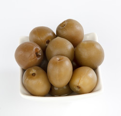 crisp mei (Prunus mume) isolated on white background