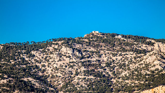 montagne du Mont Faron au dessus de Toulon