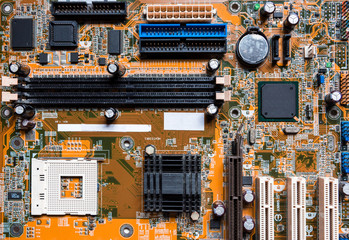 A mainboard ( Main board,cpu motherboard,logic board,system board or mobo board)
close up of...