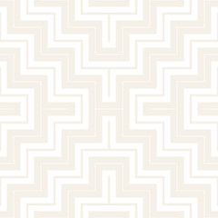 Maze Tangled Lines Contemporary Graphic. Abstract Geometric Background Design. Vector Seamless Pattern.