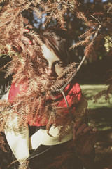 Portrait of a beautiful woman.