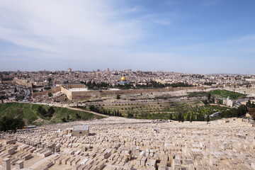 Mount of Olives Jewish Cemetery - Jerusalem - Israel