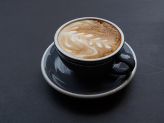Coffee cup of cappuccino