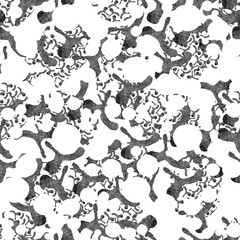Modern abstract gray pattern with round shapes